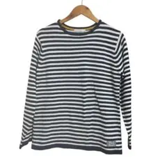 *【BROWNY STANDARD】 ボーダー長袖ニット Lサイズ