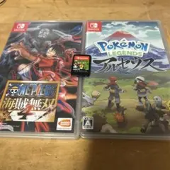 任天堂カセット ワンピース ルイジーマンション3 箱無し ポケモンアルセウス