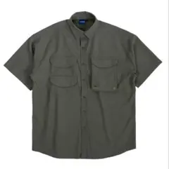 完売品　interbreed TECH シャツ　ミリタリーグリーンカーキのサムネイル