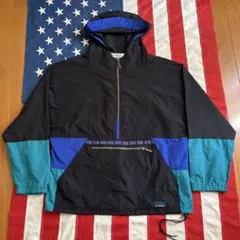 90s ビンテージ エルエルビーン チロリアン アノラックパーカー M ブラック
