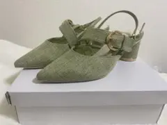 《訳あり》新品★dazzlin リングパーツストラップパンプス★