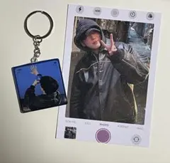 BTS グク　jungkook アクリルキーホルダー＆ポストカード　セット