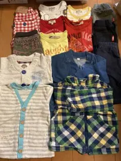 男の子まとめ売り、アウタートップスパンツ等14点セット、80-85サイズ