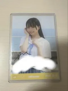 ニアジョイ ≒JOY 生写真 直筆 市原愛弓 ブルーハワイレモン チュウ