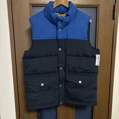 未使用タグ付き　オールドネイビー　ダウンベスト　S