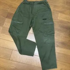 オリーブグリーン キッズ ロングパンツのサムネイル