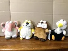 いしがあかね TinyZoo ぬいぐるみ 4体セット - メルカリ