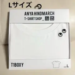 新品未開封 ユニクロ アニヤ ボクシー Ｔシャツ ホワイト L
