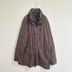UNIQLO ユニクロ マウンテンパーカー フード収納 焦茶 XL メンズ