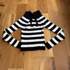ZARA カットソー春　背中開きリボン