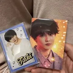 佐藤大樹トレカ＆フォトマグネット