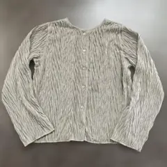 しまむら　mysa 田中里奈コラボ　長袖カーディガン　グレー　M