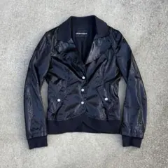 ARMANI ブルゾン ブラック ナイロンジャケット archive - メルカリ