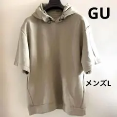 GU メンズ　半袖パーカーのサムネイル