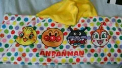 アンパンマンフード付きタオル
