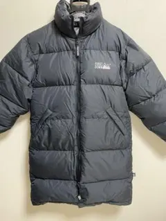 FIRST DOWN リバーシブル、ロングダウンジャケット【メンズL】