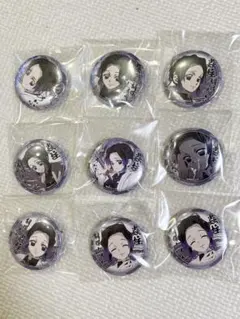 鬼滅の刃　絵巻カフェ　くじ引き　44mm　缶バッジ　胡蝶しのぶ