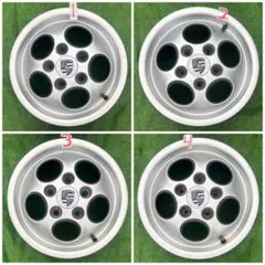 スパルコ 15インチ シルバー ブルー 6本スポークホイールセット 福岡発