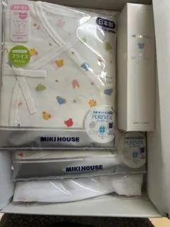 ミキハウスベビー　下着セット　バスタオル　ベビーローション