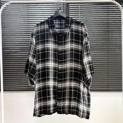 UNDERCOVER チェック レーヨン s/s 半袖シャツ