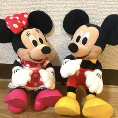 ミッキー＆ミニー ぬいぐるみセット　電報　結婚式　即日発送可
