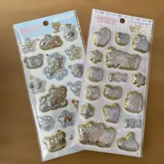 正規品　リラックマ キラッとぷくぷくエアーシール2シートセット