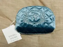 SNIDEL HOME ベロアキルティングラウンドポーチ　新品