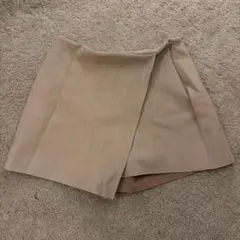 ZARA ベージュ ミニスカート Sサイズ　スコート