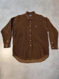 Ralph Lauren コーデュロイ 長袖シャツ L BLAIRE ブラウン