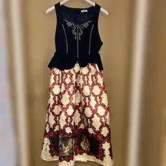 axes femme kawaii Disneyコラボワンピース