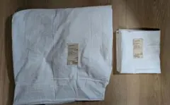 【10/12購入】〈新品・未使用〉無印良品 ボックスシーツ・枕カバー