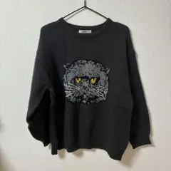 gleam 猫刺繍セーター サイズFのサムネイル