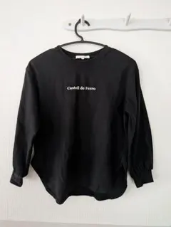 ガールズ　長袖Tシャツ 150サイズ　ブラック