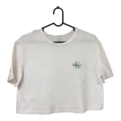Calvin Klein クロップドTシャツ ホワイト