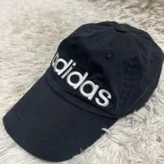 adidas キャップ　キッズ　ブラック