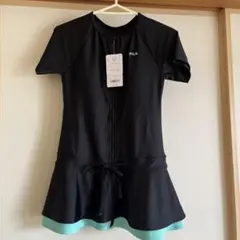 新品 FILA フィットネス水着 チュニック 体型カバー 11号 L 前開き