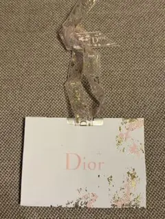 Dior ショップ袋用タグ 金箔装飾