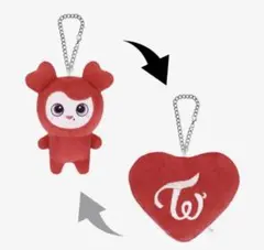 【美品】TWICE チェヨン リバーシブル キーホルダー BABYLOVELYS