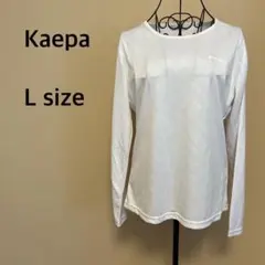 【Kaepa】レディース/長袖Tシャツ/ロンT/スポーツ/ホワイト/白/シンプルのサムネイル