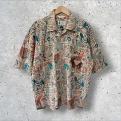 90s KENZO ケンゾ― 開襟 オープンカラーシャツ/総柄/F/メンズ - メルカリ