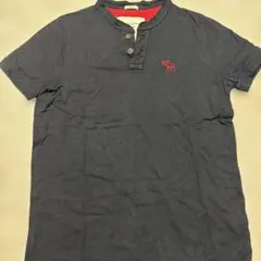 Abercrombie & Fitch ネイビー ポロシャツ M