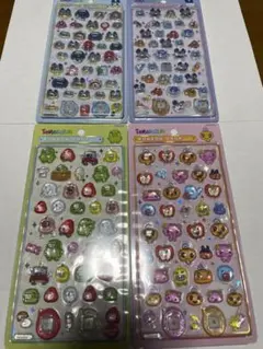 【正規品】たまごっち　ボンボンドロップシール　ボンドロ　サンスター文具　4種