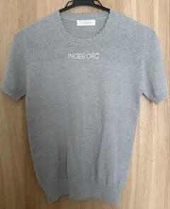 INGEBORG グレー 半袖ニットのサムネイル