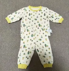 ユニクロ　UNIQLO　キルティング　長袖パジャマ　プーさん　90　ディズニー