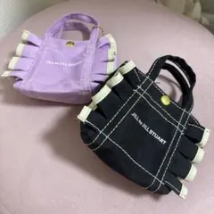 JILLbyJILLSTUART ミニフリルトートバッグキーホルダー ブラック