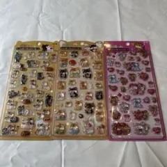 新品未開封正規品　シュガーパレットシール 3枚セット 猫 犬 動物