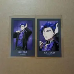 魔入りました！入間くん ブラックコーデ イラストカード カルエゴ