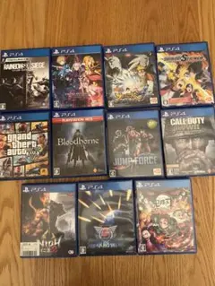 PS4ゲームセット（多彩なタイトル）