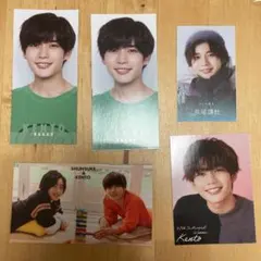 なにわ男子 長尾謙杜 Myojo データカード デタカ 厚紙 シール など