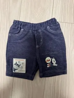 アンパンマン デニム風ショートパンツ 80cm